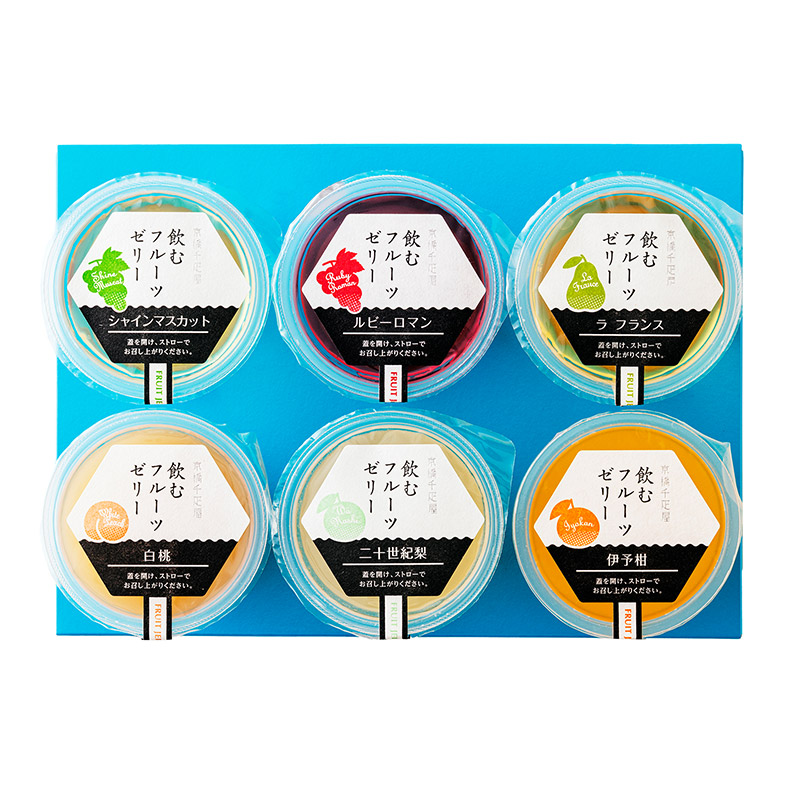 【父の日ギフト2023】<br>飲むフルーツゼリー6個入