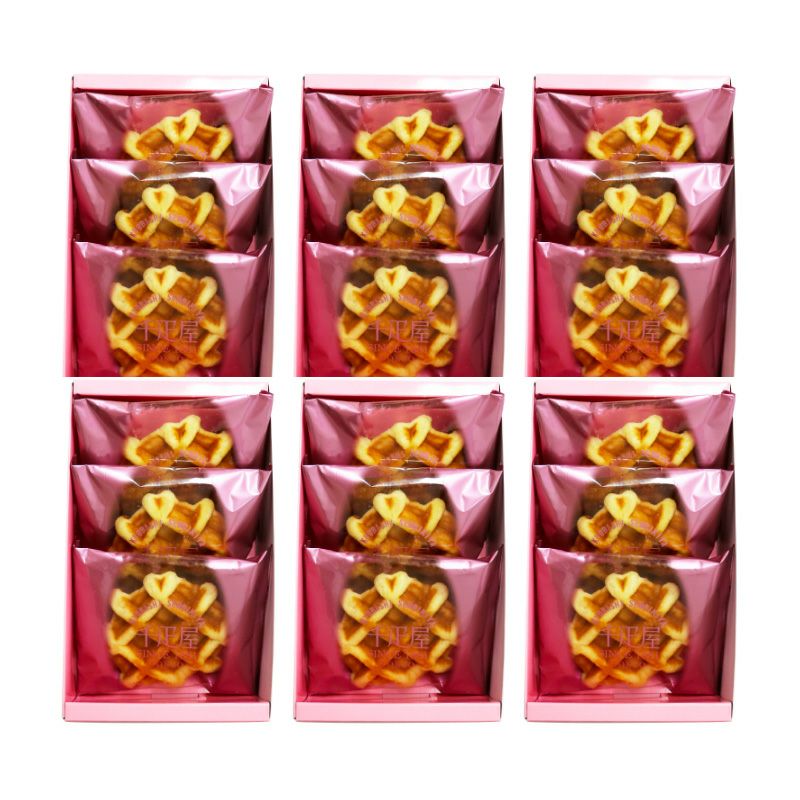 送料無料【のし、包装不可】<br>【期間限定販売】白桃ワッフル(3個入)6箱セット